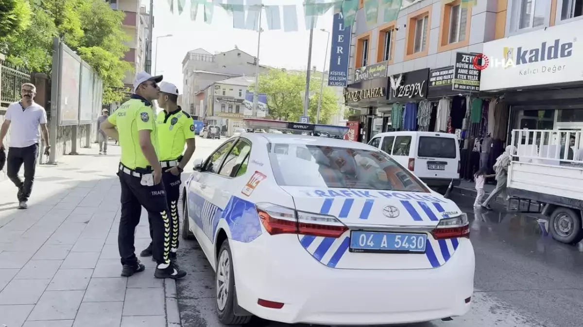 Ağrı’da Okul Servisleri Denetlendi