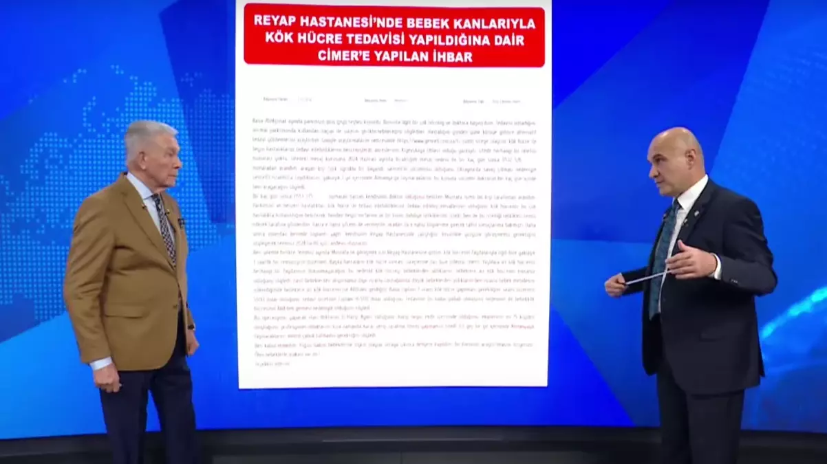 İYİ Partili Çömez: Reyap Hastanesi’nde bebek kanlarıyla kök hücre tedavisi yapılmış