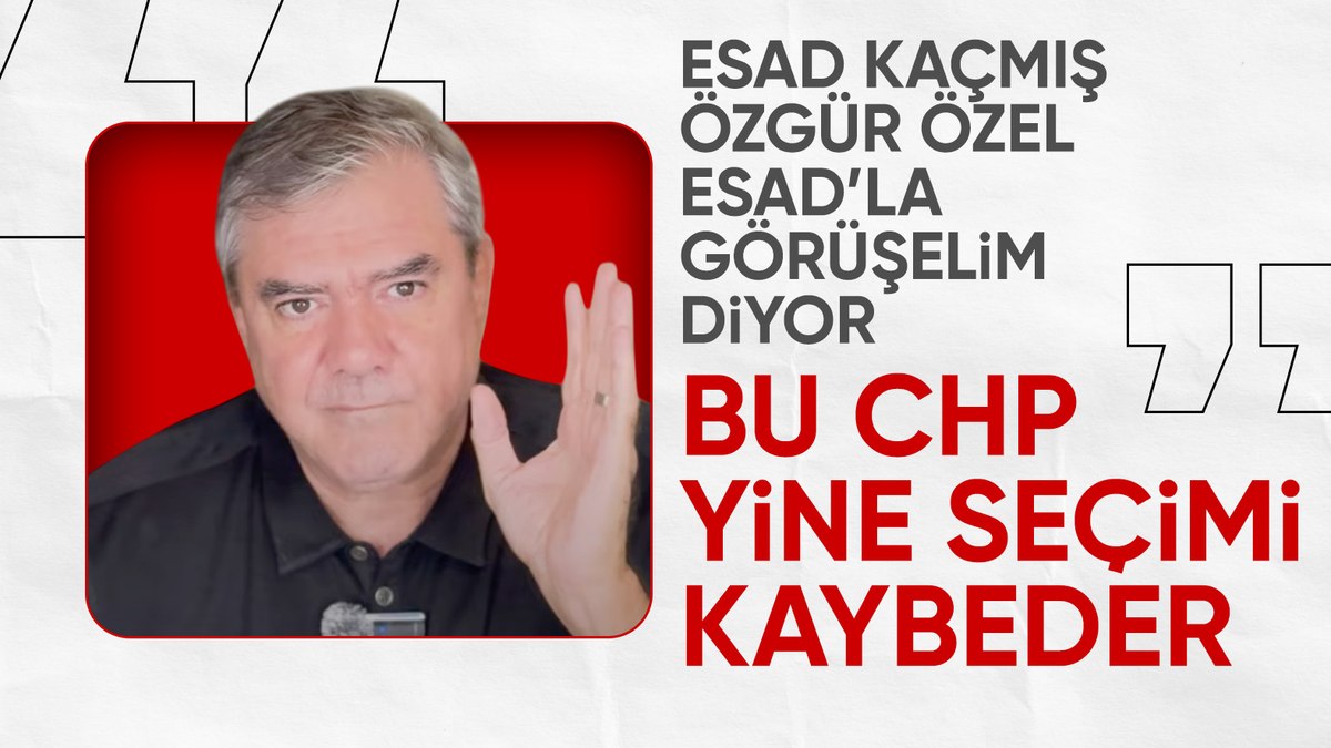 Yılmaz Özdil, Özgür Özel’in Suriye politikasını eleştirdi