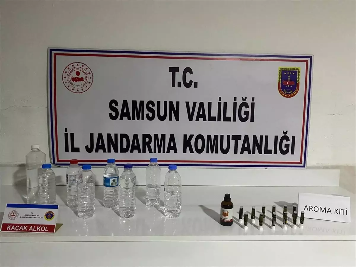 Bafra’da Sahte İçki Operasyonu